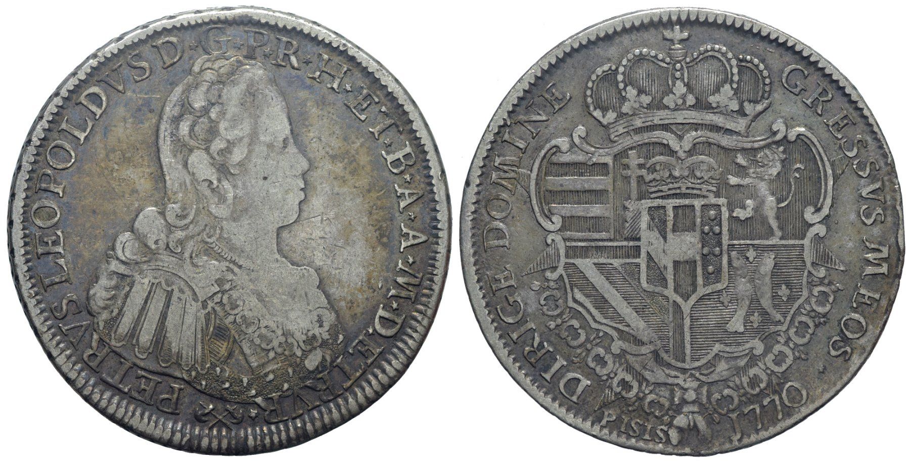 Tutti le monete: Florenz, Francescone 1770 – Usato da Chiasso venduto da Novamarketing
