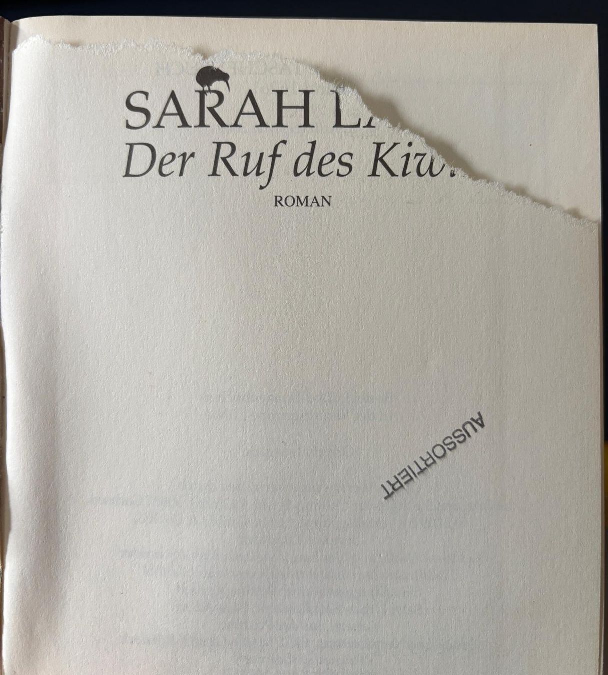 Libri: Der Ruf des Kiwis - Sarah Lark – Usato da Interlaken venduto da Poeschtli 2