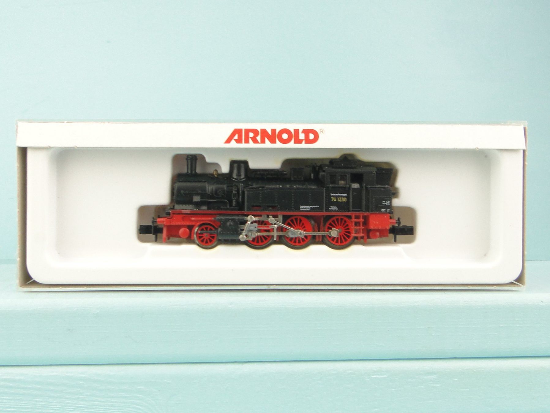 Arnold Modellini di ferrovie: Arnold 2284 Dampflok BR 74 – Usato da Bülach venduto da Albitrain 4