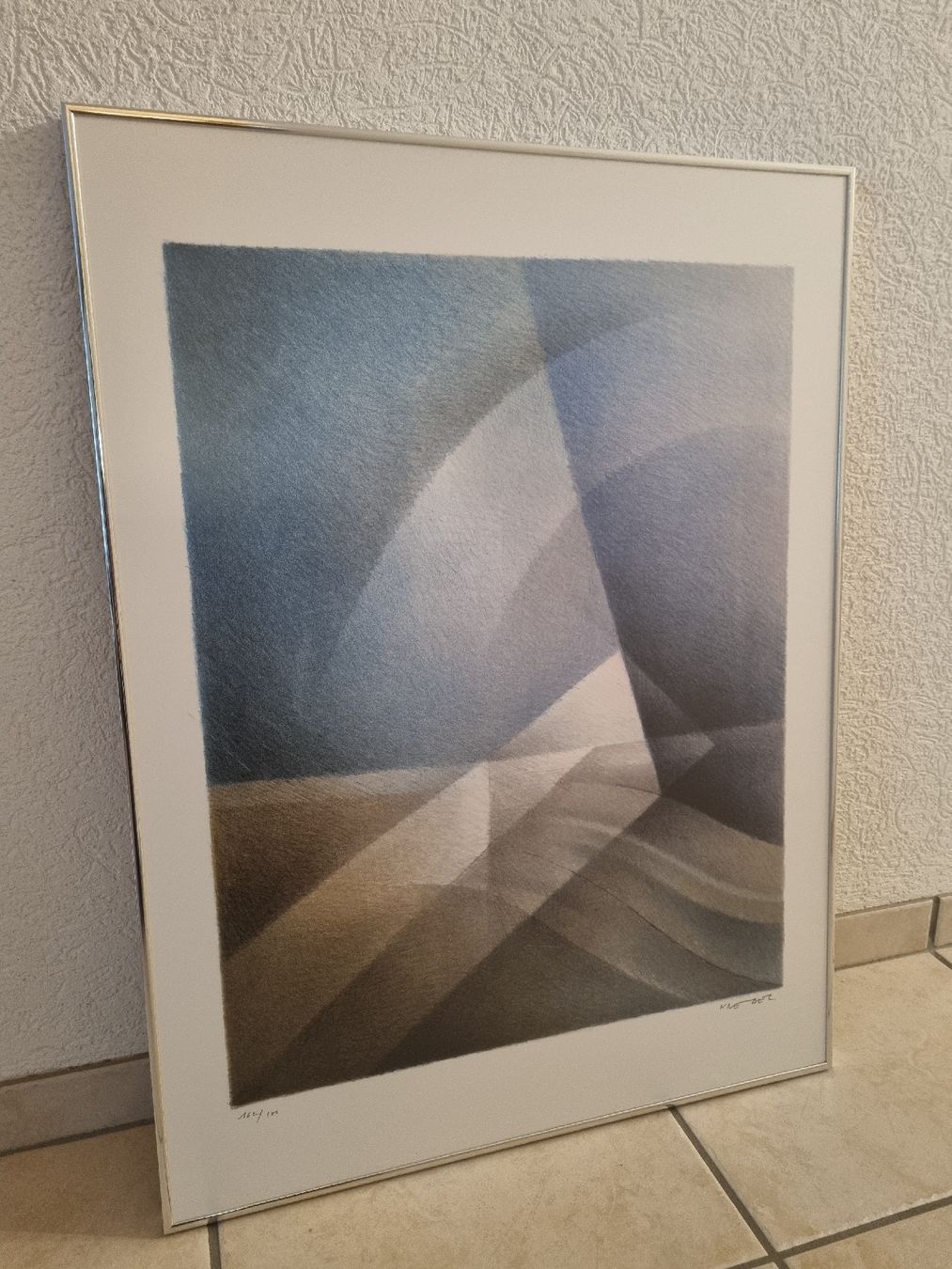 Foto & Immagini: Bild "Landzeichen" gerahmt, limitiert. 65x80 – Usato da Altendorf venduto da evuhler