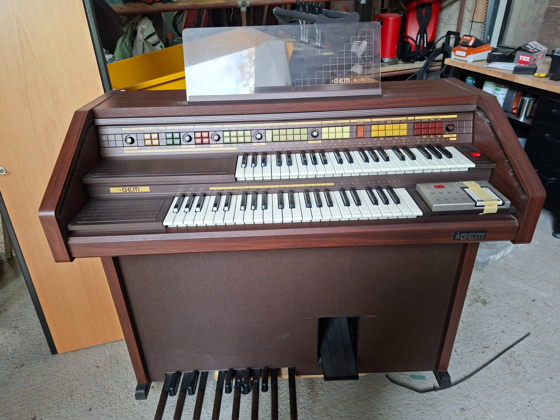 Strumenti musicali: GEM G 70 Electronic Organ Gebraucht – Usato da Rekingen AG venduto da seschen1989