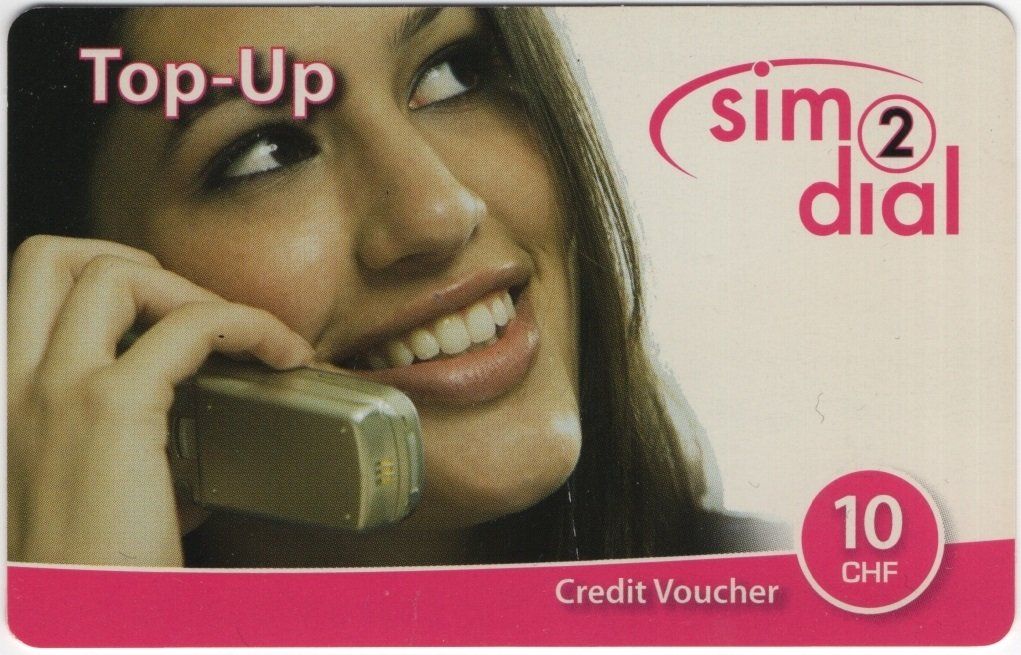 Schede telefoniche: 10 CHF sim2dial - seltene Prepaid Telefonkarte – Usato da Eglisau venduto da Chperfins