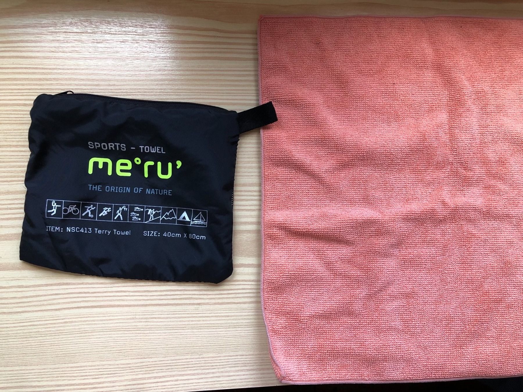 Teli da bagno: Meru Micro Fiber UL Handtuch 40 cm x 80 cm – Usato da Weissbad venduto da Studently