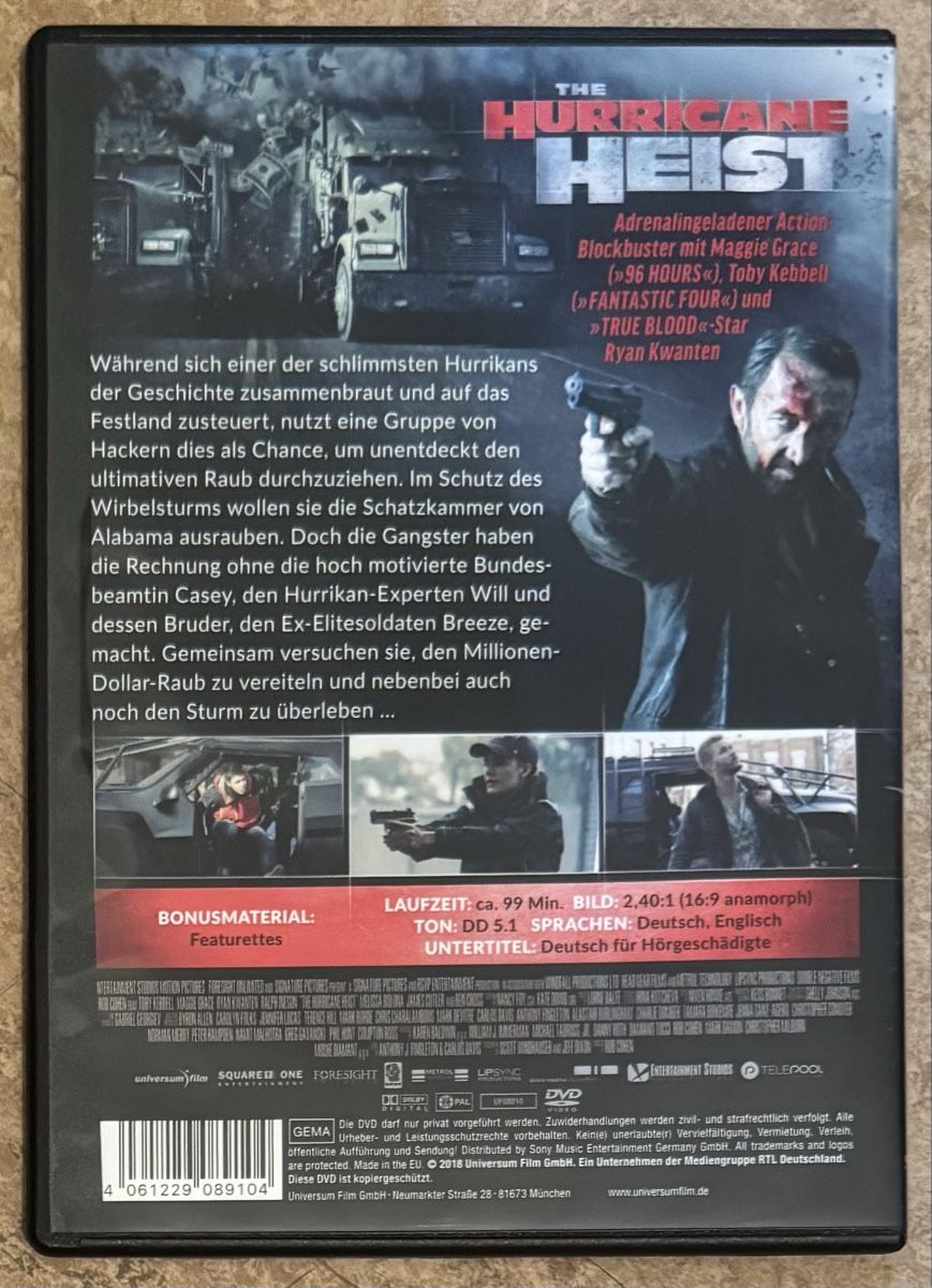 Tous les DVDs: THE HURRICANE HEIST  – Neuf (Voir description) à Dietikon par AndreaSch01 1