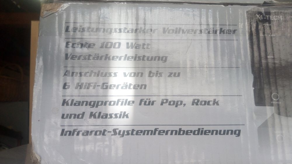 Verstärker: Xi-Tech A-1000 Verstärker, 100 Watt - Top Zustand! – Neu und originalverpackt aus Belp von Guadalupe84 1