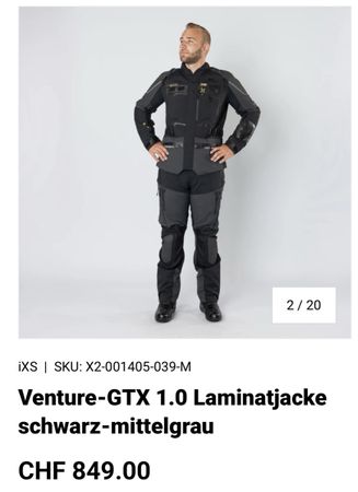 IXS Jacke und Hose Venture-GTX 2025er Model (einmal getragen