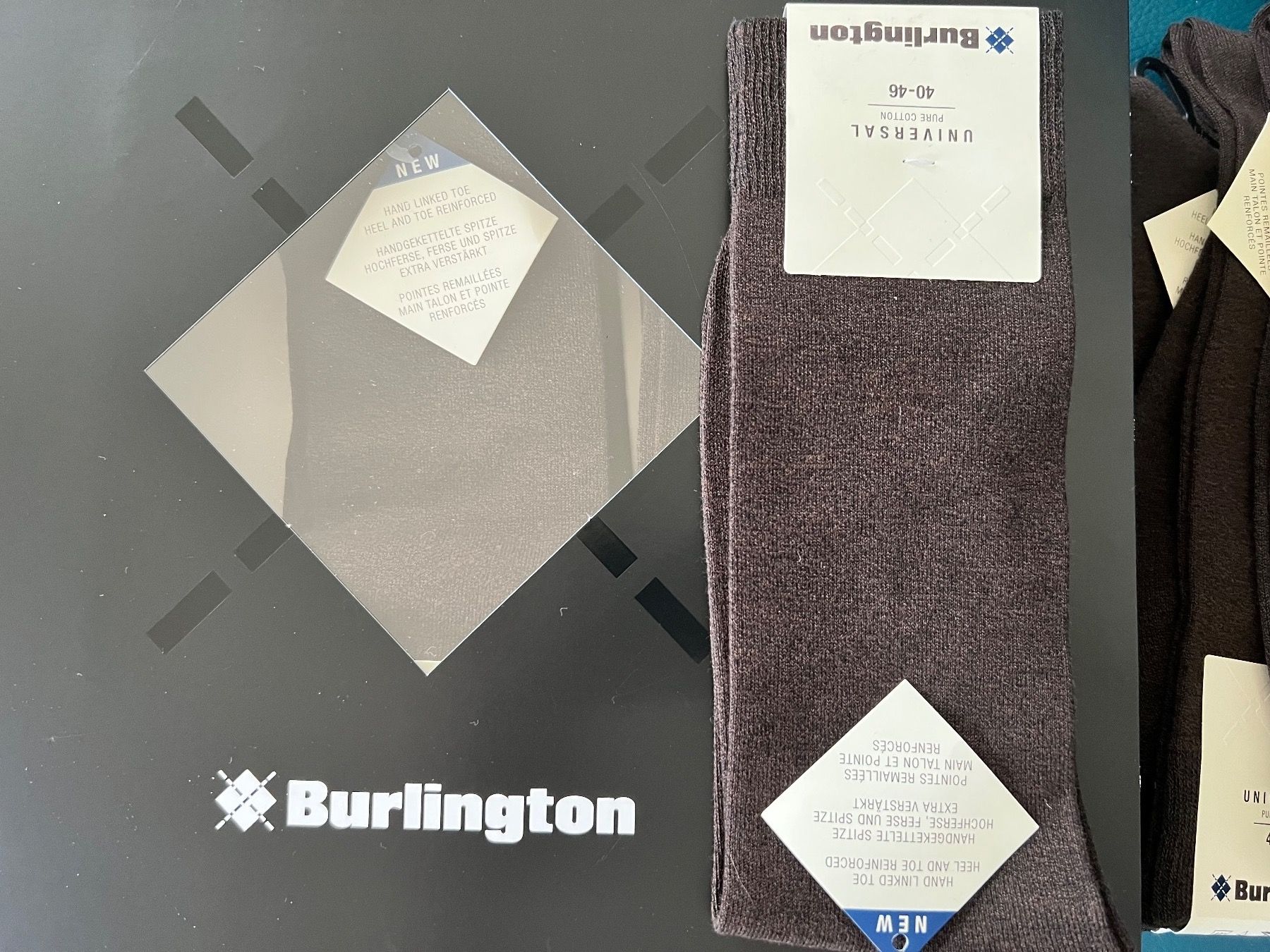Burlington Socken: Socken Burlington/10 Paar, Baumwolle, braun – Neu und originalverpackt aus Zumikon von DamenFashionShop 1