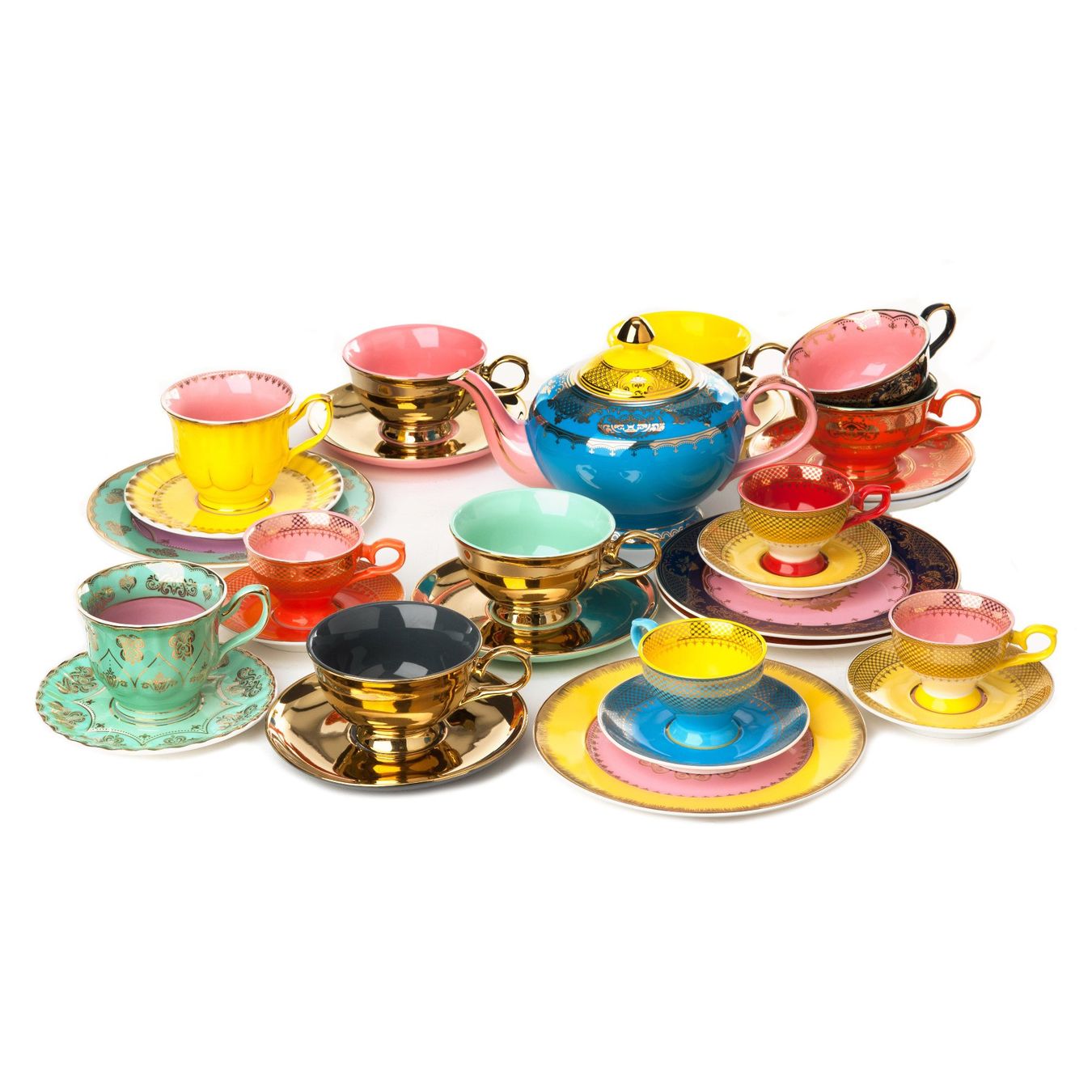 Geschirrsets: polspotten diverse 4er Set tea- und espresso cups teapot – Neu und originalverpackt aus Basel von mar_dn9x