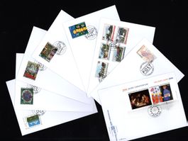FDC Sätze Jahr 2000 FL mit Block (K164)