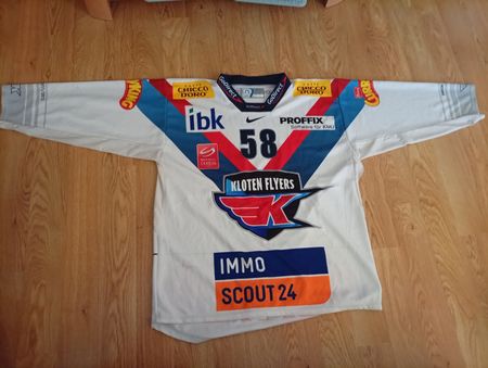 Matchtrikot EHC Kloten Flyers Blum 58 Saison 2011/2012