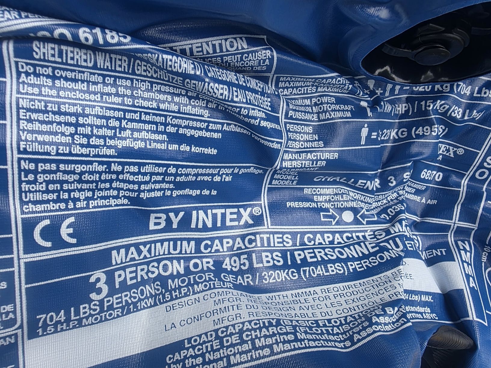 Barche: Schlauchboot Intex Challenger 3 neu – Nuovo e nell'imballaggio originale da Metzerlen venduto da briwoo 3