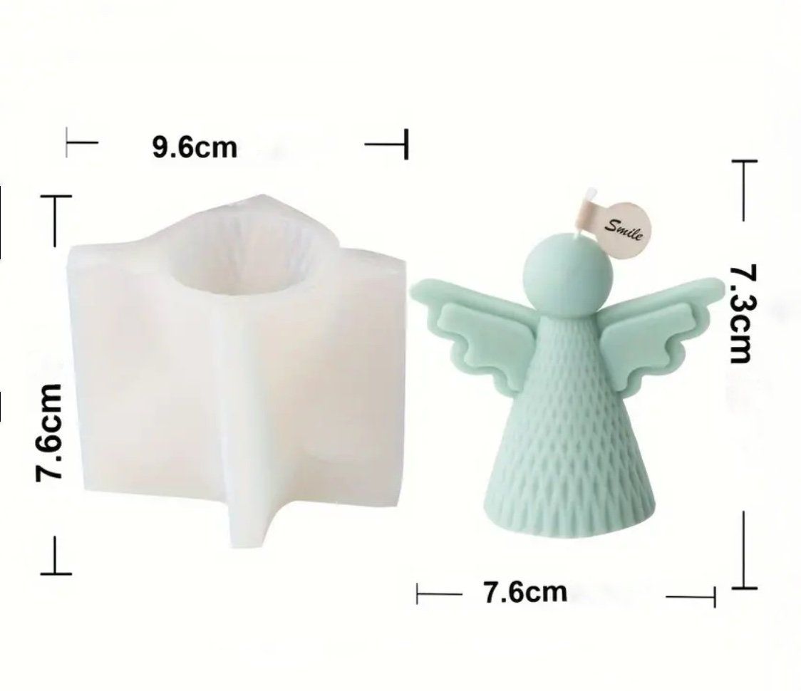 Teglie da forno: Giessform Silikonform Kerzenform Engel modern A – Nuovo e nell'imballaggio originale da Kaltbrunn venduto da schere-stein-papier