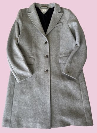 Tommy Hilfiger Damen Wollmantel, Grau, Gr. 42 😍