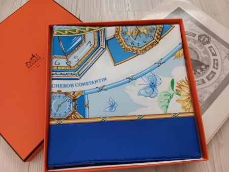 HERMES "VACHERON CONSTANTIN" carré 90 avec 2 boîtes