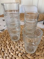 Set aus 6 Ikea Trinkgläsern stapelbar guter Zustand 17cl