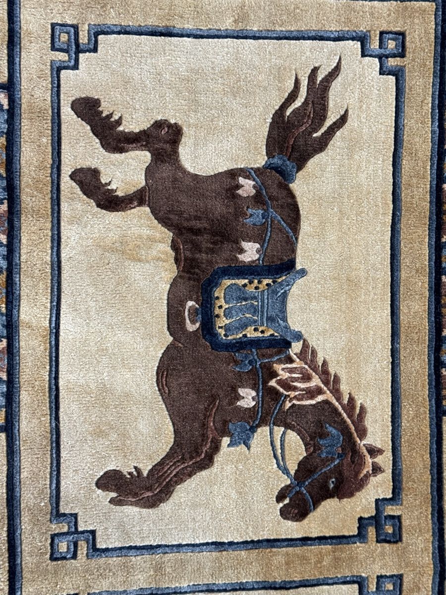 Tappeti: Chinesischer Seidenteppich mit Pferde Motiven – Nuovo (secondo la descrizione) da Liestal venduto da galerie_nategh 2