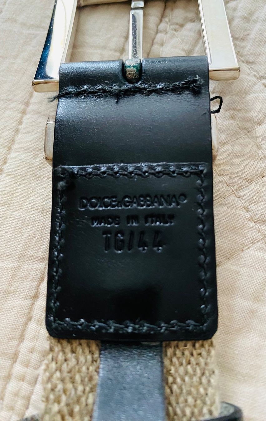 Dolce & Gabbana Gürtel: DOLCE & GABBANA ceinture – Gebraucht aus Clarens von Piluka 5