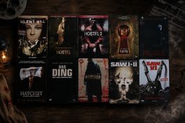 10 Horror DVD & Steelbook Set | Silent Hill, Saw, Hostel
