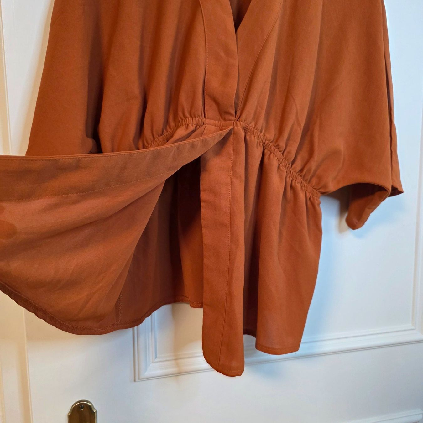 Camicette: Bluse Rostfarbe S/M mit Gummizug – Usato da Wald ZH venduto da CapLux 6