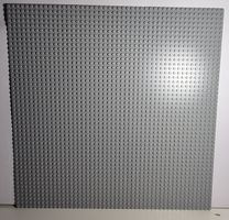 Lego Bauplatte gross grau 48x48 Noppen 2 Stück