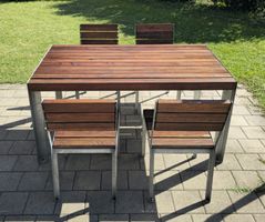 Designklassiker Gartenmöbel Set Reichenberg Weiss