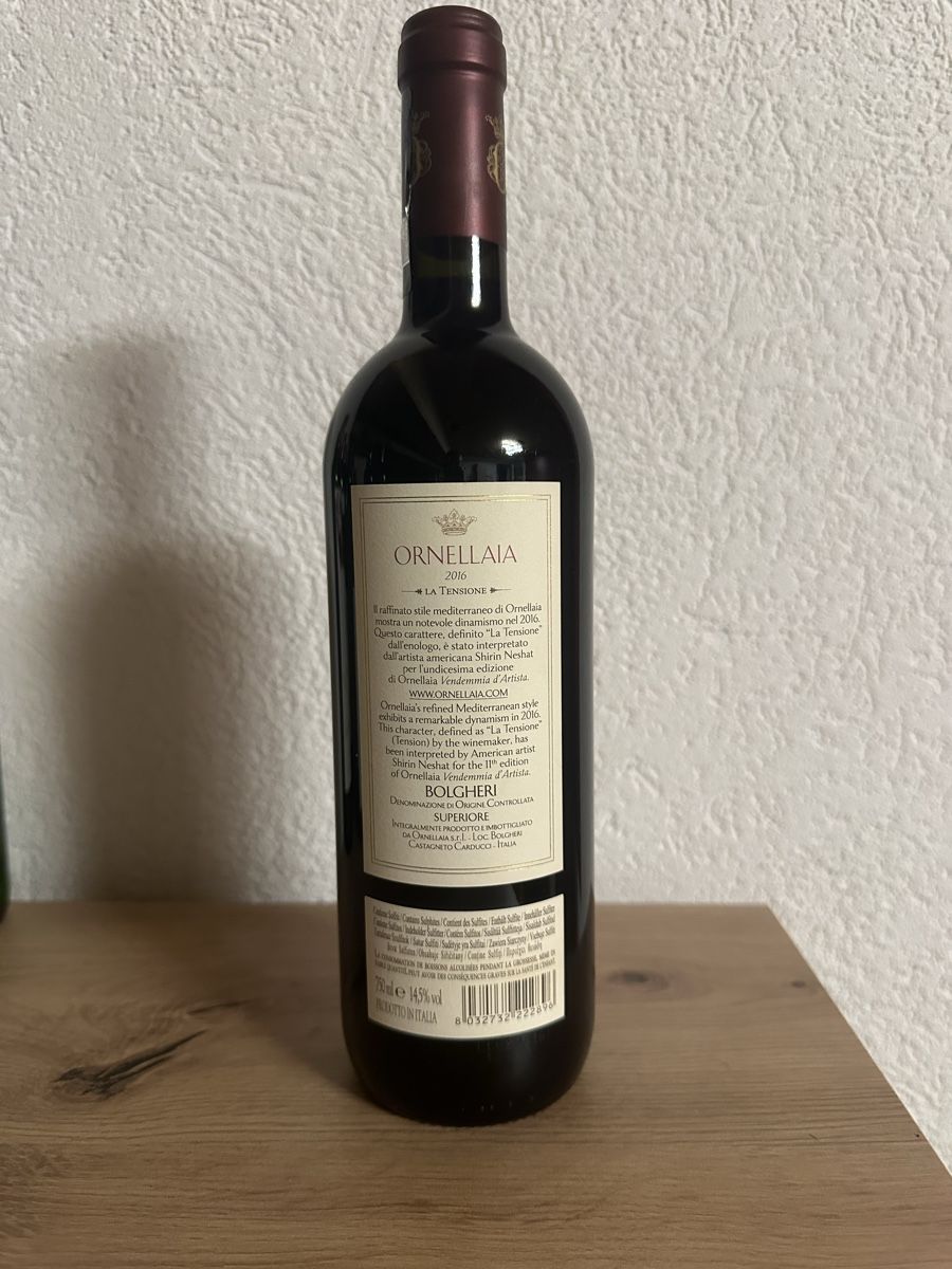 Ornellaia Vins: Ornellaia 2016 – Neuf (Voir description) à Sonceboz-Sombeval par sac_d5wz 1