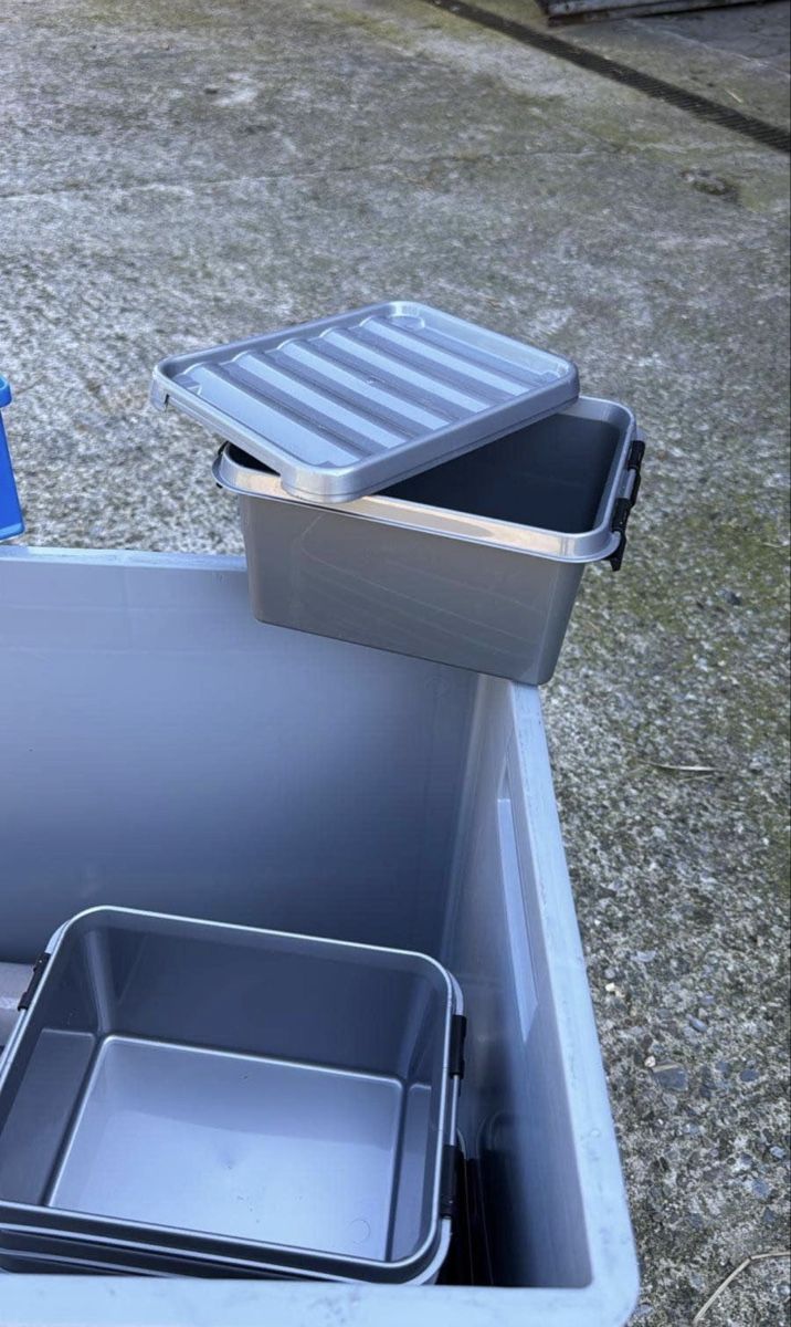 Behälter & Ähnliches: Aufbewahrungsbox mit Deckel grau  – Neu und originalverpackt aus Winterthur von gue_yf9d 4