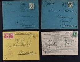 LOT 7 BELEGE KANTON ZÜRICH 1893-1918, Heimat