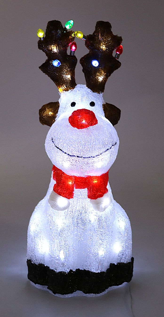 Coop Tutte le decorazioni: LED Acryl Rentier mit bunten Lichtern – Usato da Volketswil venduto da brockipfannenstil
