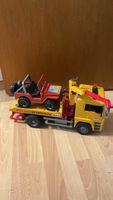 Bruder Spielzeug MAN Abschleppwagen mit Jeep