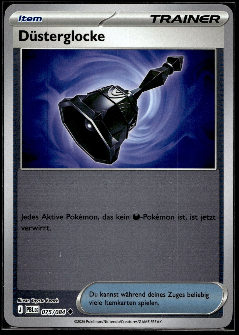 Pokémon Carte collezionabili: Düsterglocke (PBL DE 075/084) - Reverse Holo – Usato da Affoltern am Albis venduto da Chiesa_5