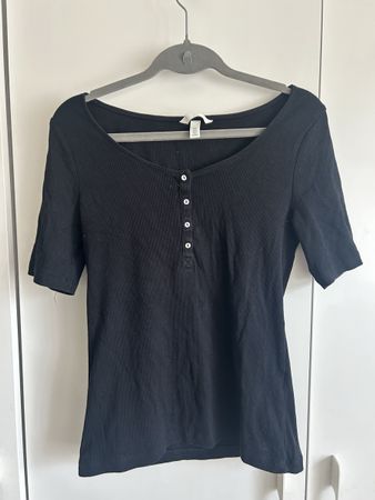 Damen Shirt schwarz Grösse M H&M guter Zustand