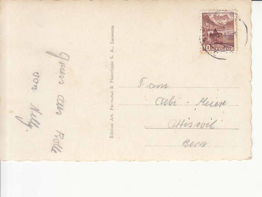 Ansichtskarten: Signal de Bougy 1947 – Gebraucht aus Bürglen TG von StampGraf 1