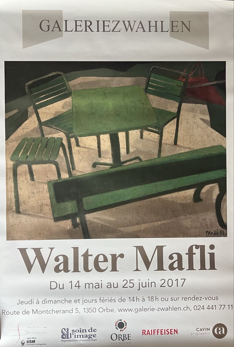 Poster & Bilder: Affiche Walter Mafli F4 – Neu (gemäss Beschreibung) aus Orbe von Watchivore