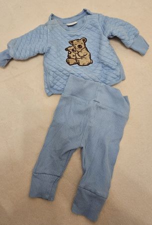 Baby Anzug Orsino Newborn Grösse 56 hellblau 1-2M