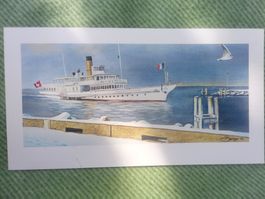 Carte postale bateau CGN Belle Époque «Italie» - Neuve