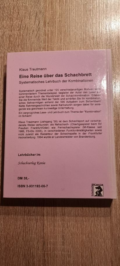 Libri: Schachbuch Eine Reise über das Schachbrett – Usato da Muttenz venduto da Langerochade 1