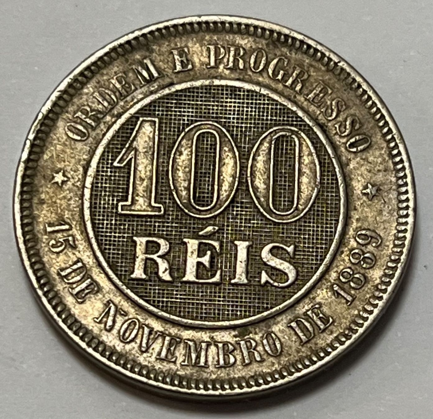 Tutti le monete: 100 Reis - Brazil -1895 – Usato da Dietikon venduto da Numis8953 1