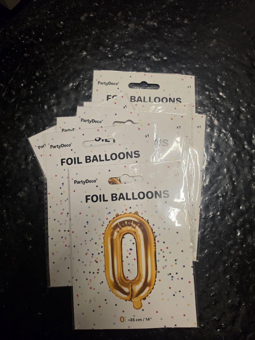 Alle Dekorationen: 8 Stk Balloon 0 Zahl NEU – Neu und originalverpackt aus Zürich von ZH-Vintage