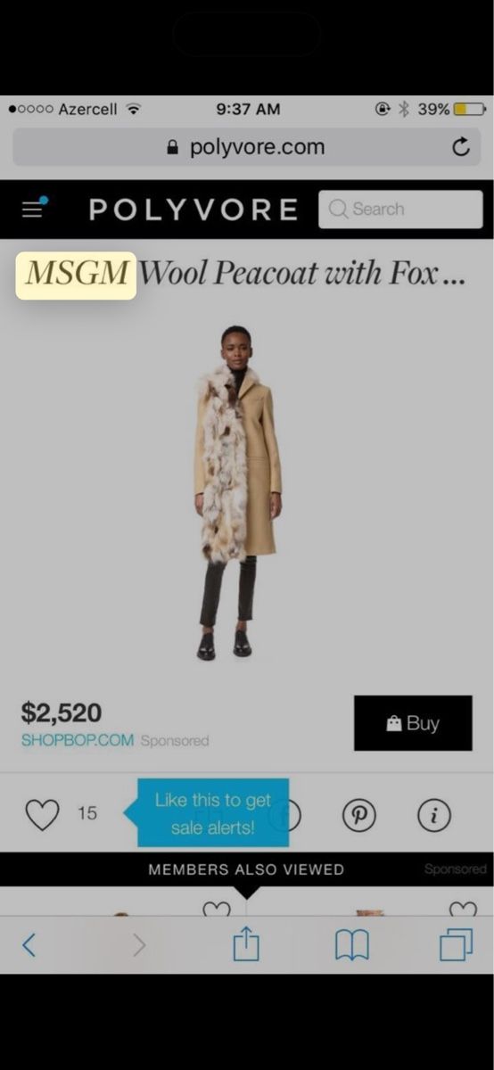 MSGM Mäntel: MSGM wool fur coat – Gebraucht aus Mies von larmela 5