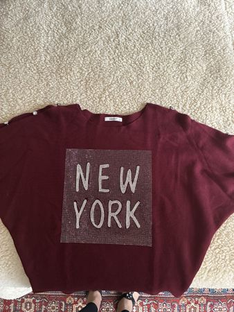 Edler Enzoria Pullover, bordeauxrot Grösse M-L