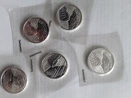 50 Stück Fr. 20.- Silbermünzen  / 1 Kg Silber (835er)