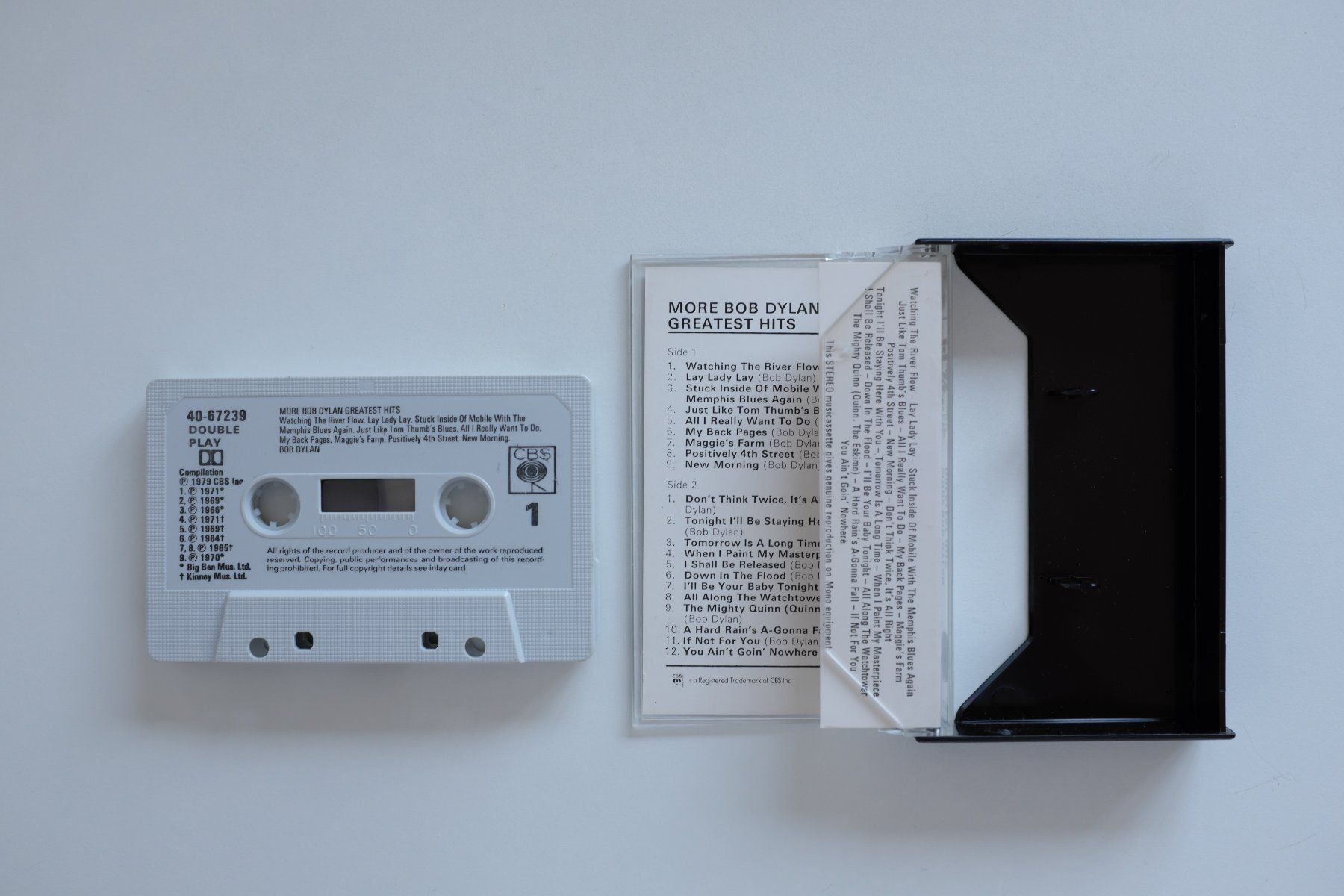 Musicassette: Bob Dylan - More Greatest Hits – Usato da Basel venduto da chu_d5w2 1
