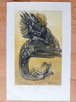 Exlibris Iva Tsankova - Original Farbradierung signiert