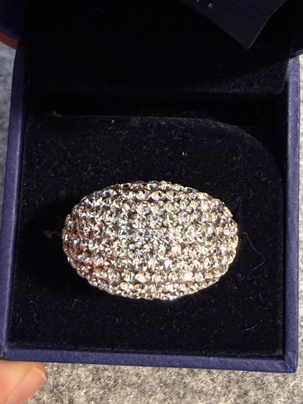 Ringe: Swarowski Fingerring, Gr. 60 – Gebraucht aus Walkringen von Chester007 1