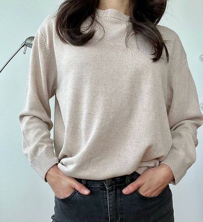 Leinenpullover XS