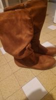 Herbststiefel, Wildleder-Optik, Gr. 40 Neu Zustand!