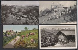 Hörnli   -  Kulm   :   4 versch. alte Ansichtskarten