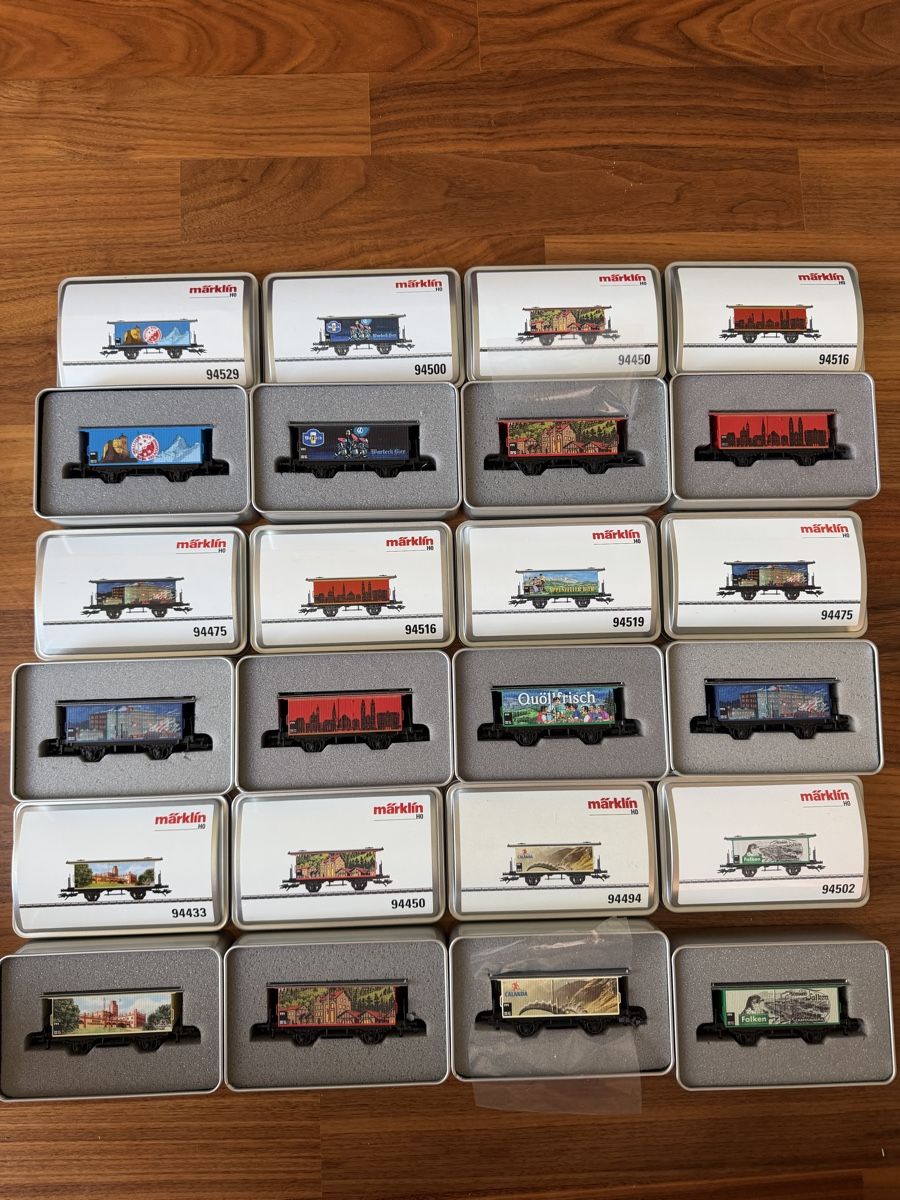 Märklin Modellini di ferrovie: Verschieden Märklin Wagen – Nuovo (secondo la descrizione) da Jona venduto da vallu_94