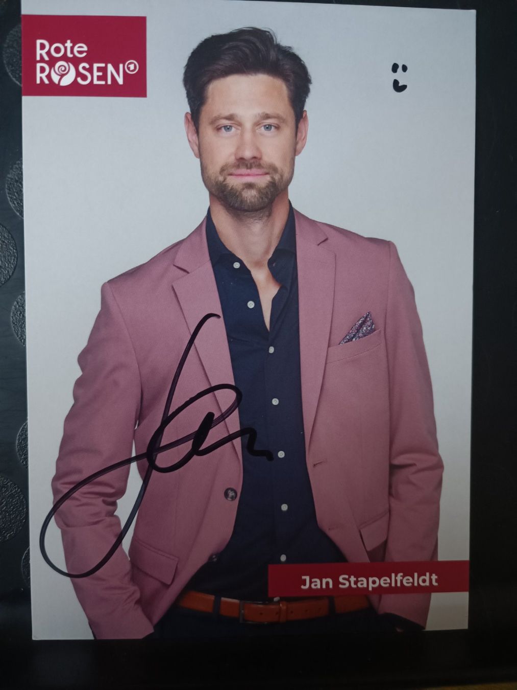 Autografi: Jan Stapelfeldt - handsigniert - Rote Rosen – Usato da Menziken venduto da Artographs